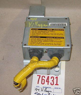 Mercury 94 95 villager airbag control module 1994 1995