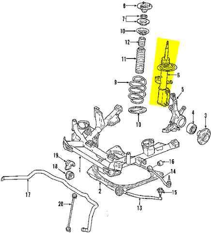 Bmw 37116761443 genuine oem factory original strut