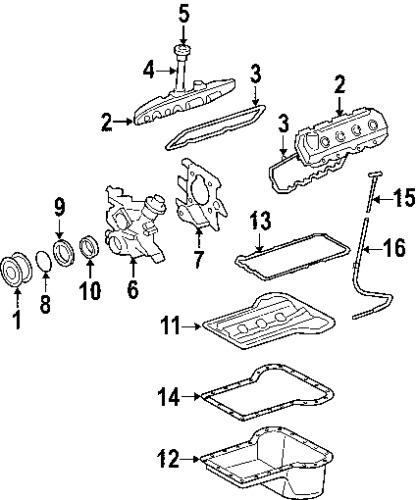 Ford 3c3z6710ba genuine oem factory original oil pan gasket