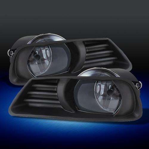 Smoked 07-09 camry bumepr fog lights lamps w/switch & bulbs left+right