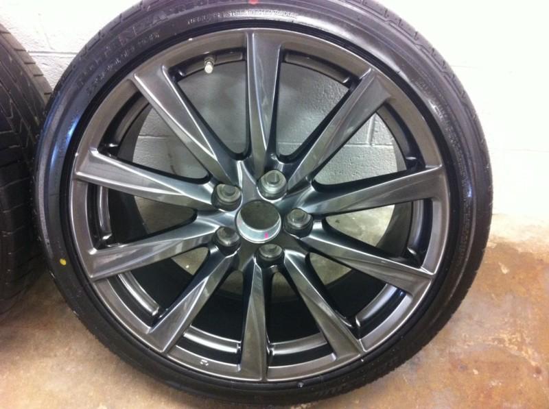 Lexus isf new  oem wheel and bridgestone tire, tmps included