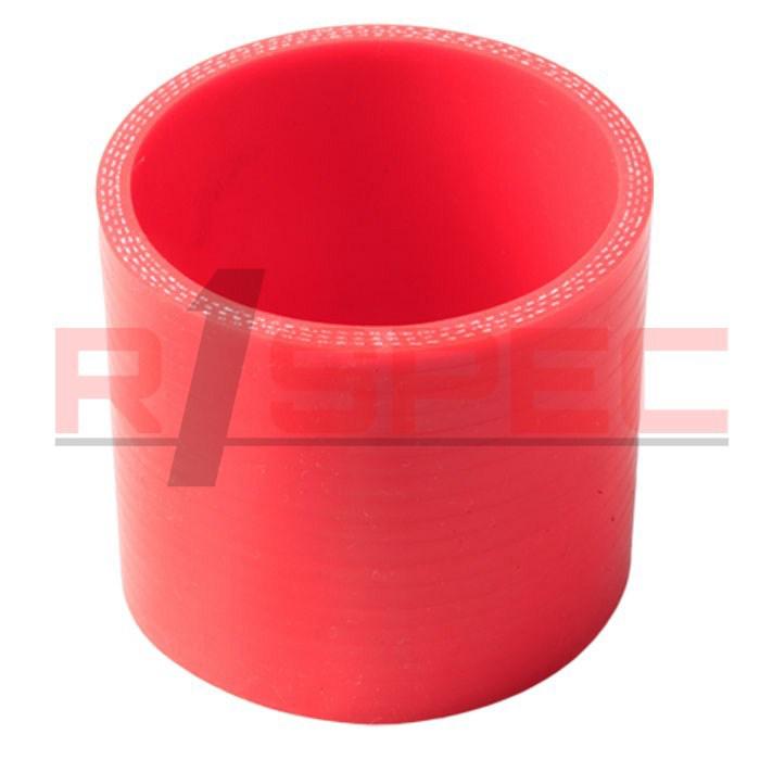 Universal red 3.0'' 3-ply straight silicone hose coupler 76mm turbo intercooler