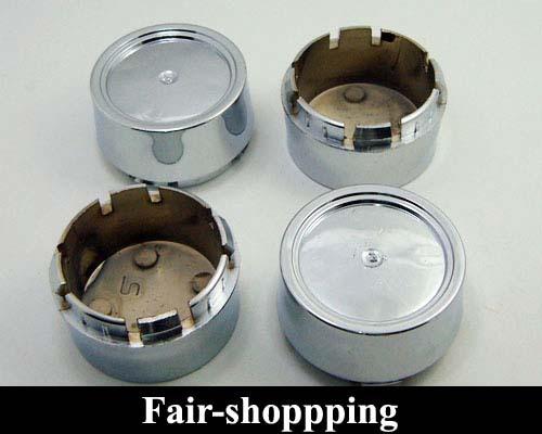 58mmx55mm wheel center caps chrome finished hub caps 4 pcs (fis bmw)