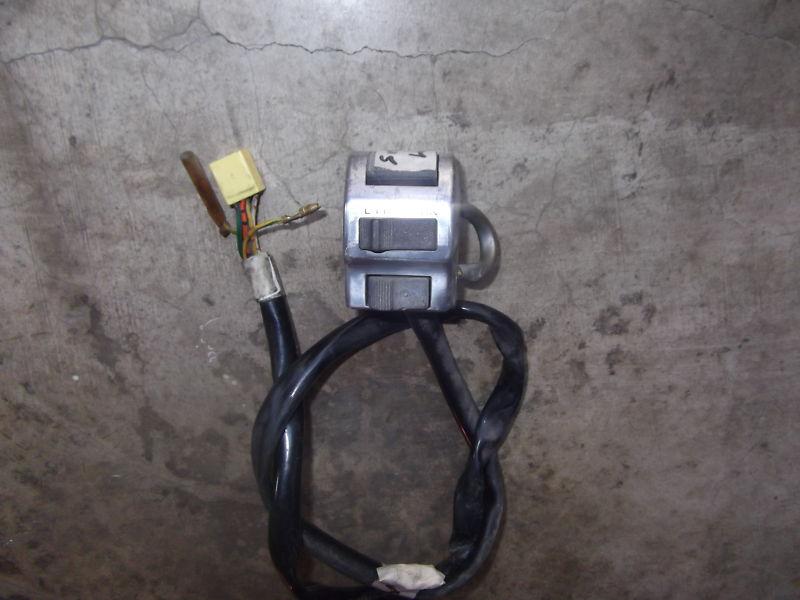 Suzuki vs intruder left hand electrical switch assy. complete. oem, 1987 model.