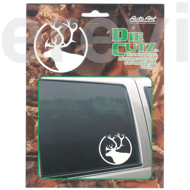 White elk caribou hunting window decal outdoor sport car auto truck sticker new