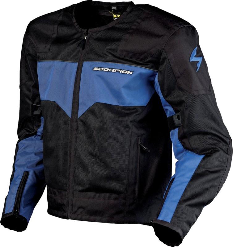 Scorpion exowear drafter motorcycle jacket - blue - lg