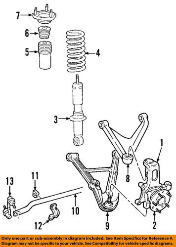 Gm oem 19133551 front shock absorber/shock absorber