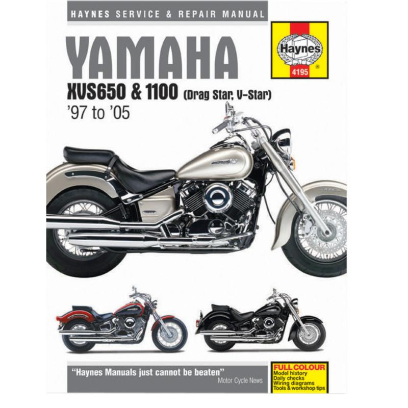 Haynes 4195 repair service manual yamaha xvs650/1100 v-star 1997-2005