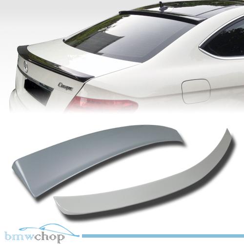 Painted mercedes benz c204 2dr coupe oem type rear roof + a trunk spoiler 11 ●