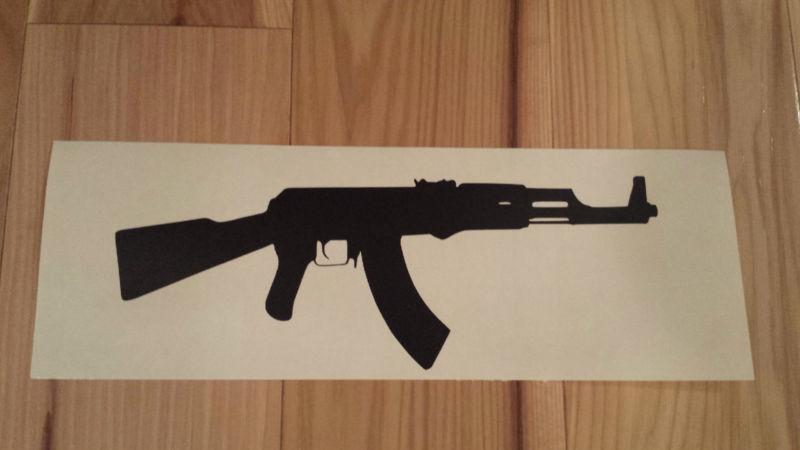 Ak47 die cut decal 10" wide 