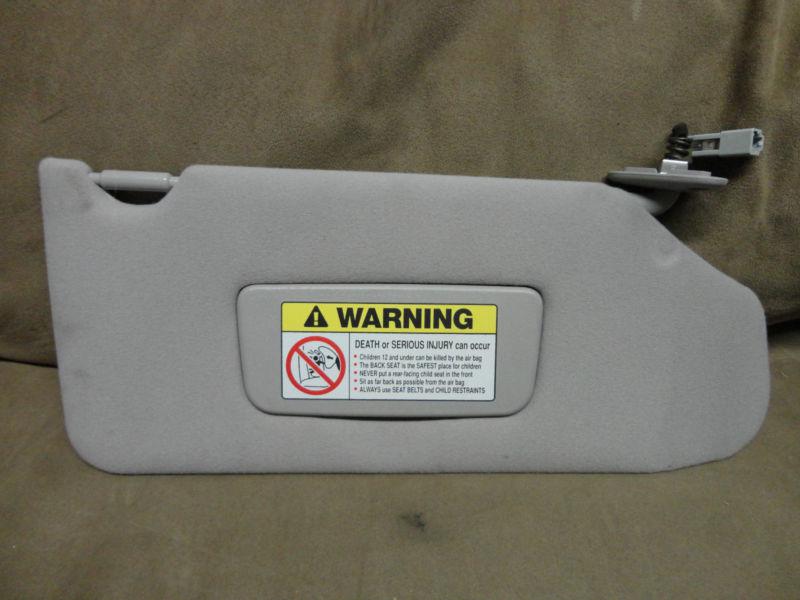 98-02 honda accord gray passenger side sun visor nice and clean