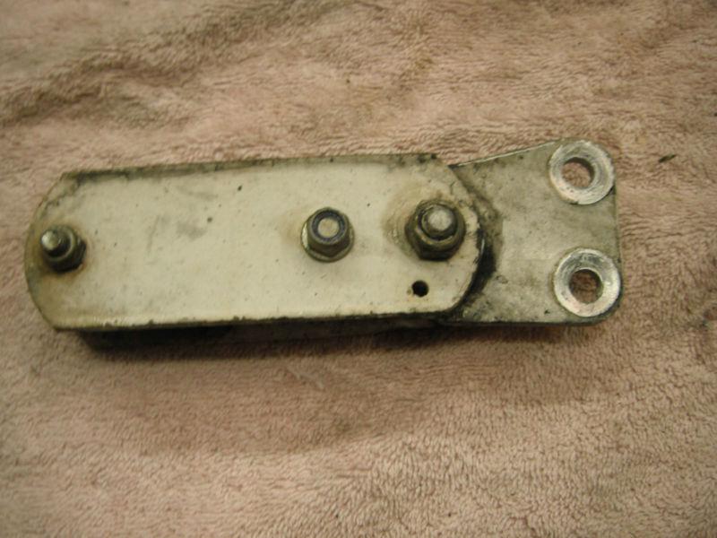 1983 husqvarna 430wr 430 wr chain guide & bracket very nice ahrma vintage mx