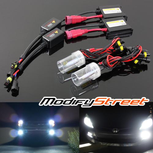 H3 6000k crystal white slim ballast xenon hid conversion kit fog driving lights