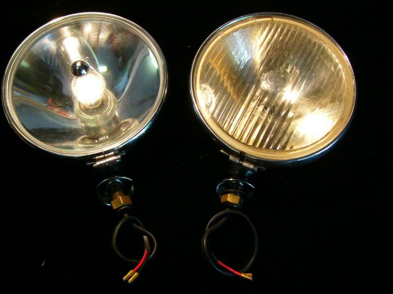 2 lucas sld/sft 700 spot/fog lights austin-healey, mga, mgb, jaguar, tr2, tr3,  