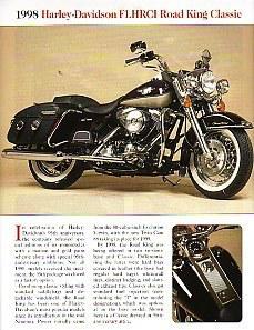 1998 harley davidson flhrci road king classic motorcycle article - must see !!