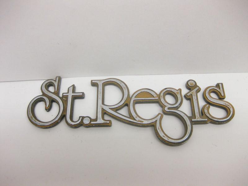 1981 1978 1979 1980 dodge st. regis emblem 1974 1976 1977 1978 chrysler