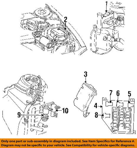 Mopar oem r4797708aa auto trans control unit/transmission control modules