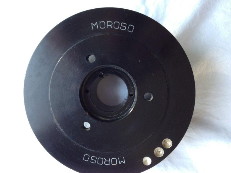 Moroso black 7" aluminum harmonic balancer 