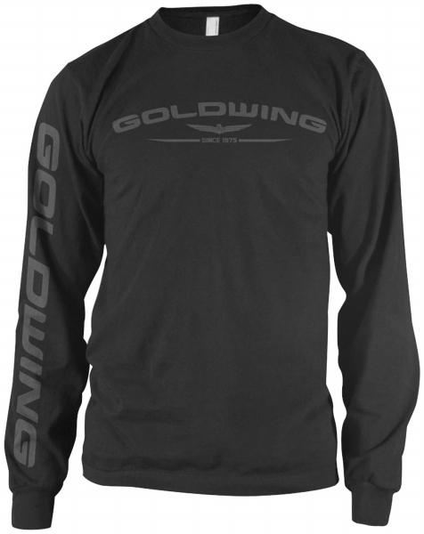 Honda collection gold wing long sleeve tee black extra large xl 54-7166