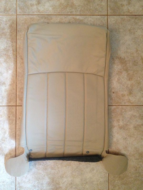 2004-06 lincoln ls factory original rear leather seat cover (tan leather)