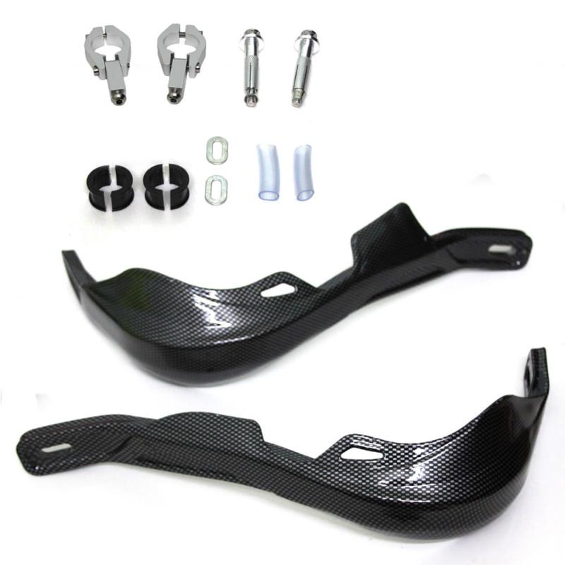 Carbon fiber motorcycle handguard hand guards mount kit for honda suzuki ktm