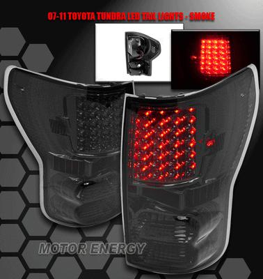 07 08 09 10 11 toyota tundra pickup led altezza tail brake light rear lamp smoke