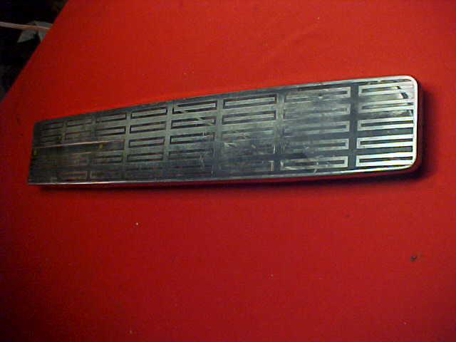 1962lincoln continental rear trunk panel trim