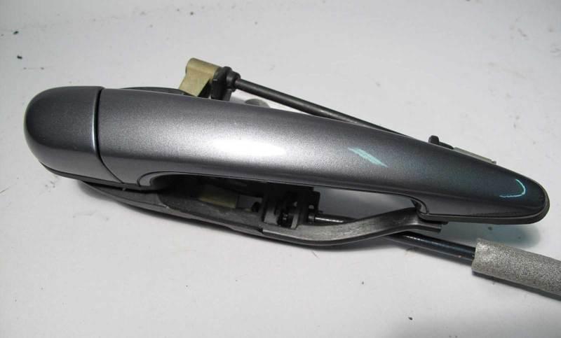 Bmw e46 3-series 4dr right front exterior door handle steel grey 2001-2005 oem