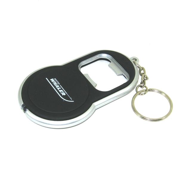 Boston whaler litekey l.e.d. keychain bottle opener black