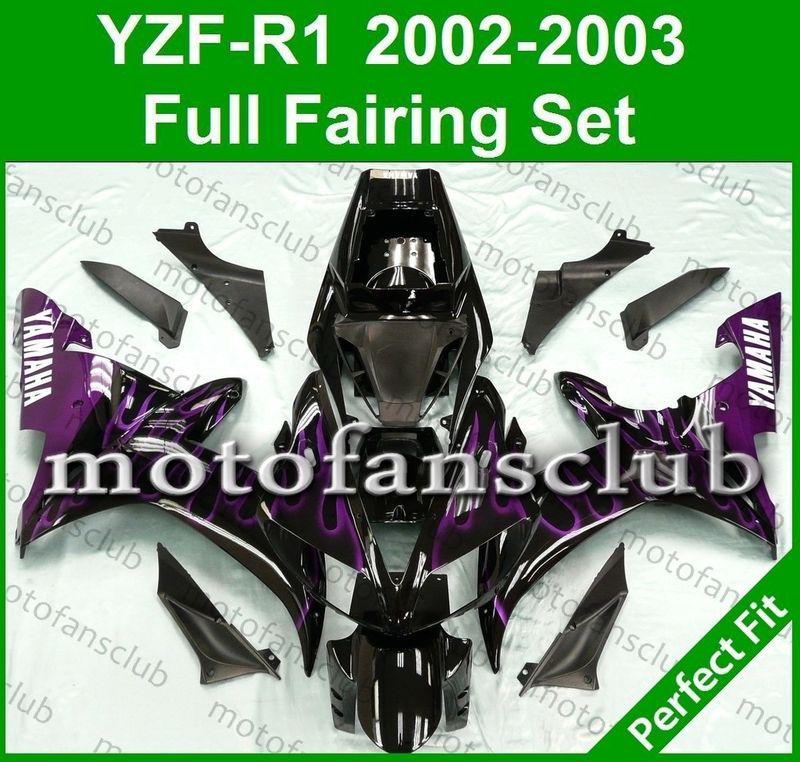 Fit yamaha yzf r1 02 03 yzfr1 2002 2003 1000 fairing bodywork plastics #20 b