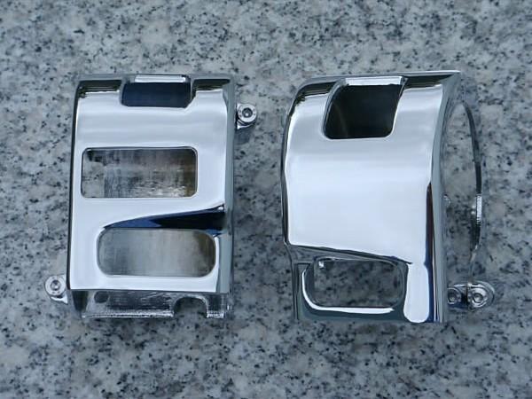 Kawasaki vulcan 900 2000 chrome switch housing covers