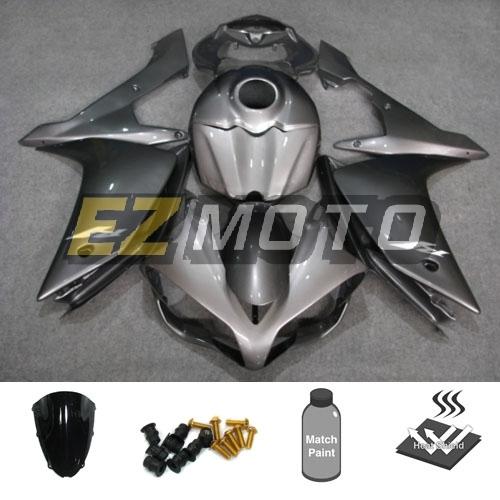 Injection fairing pack w/ windscreen & bolts for yamaha yzf 1000 r1 2007 2008 af