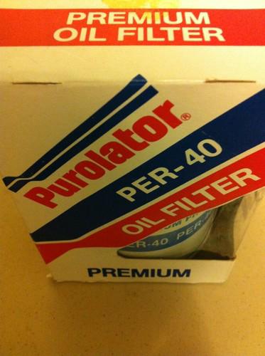 Purolator per-40 premium oil filter