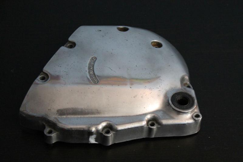 1973 cb750 polished engine left crankcase shifter cover  cb 750 cafe racer honda