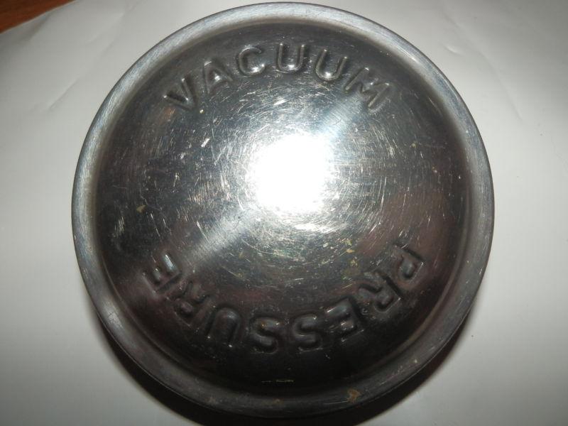  vintage vacuum pressure gas cap chrome car truck