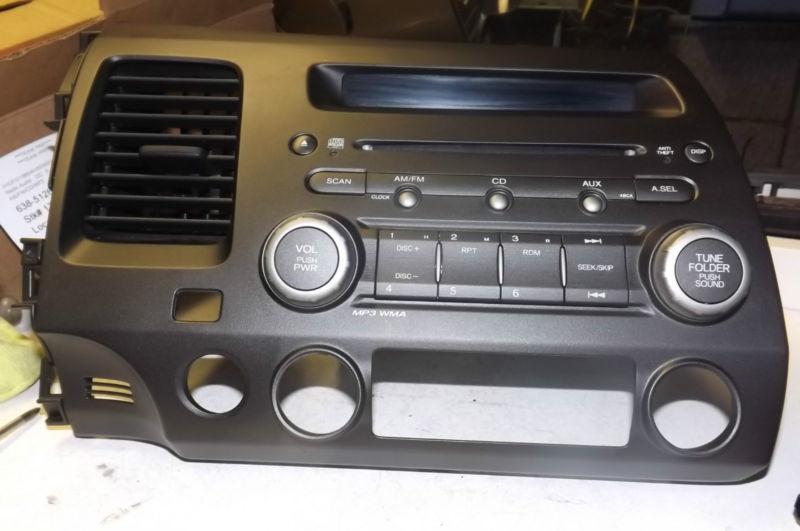 2006 2011 honda civic am fm cd aux mp3 radio 39100-sva-a04 oem