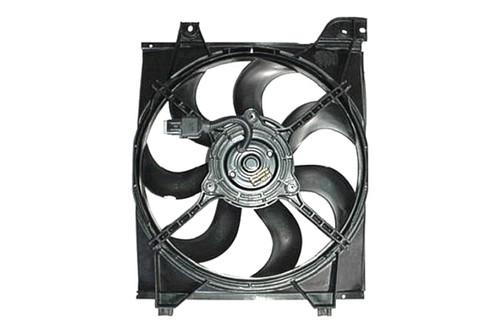 Replace ki3115118 - 2006 fits kia rio radiator fan assembly car oe style part