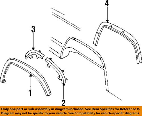 Jeep oem 55155679ad exterior-wheel flare retainer