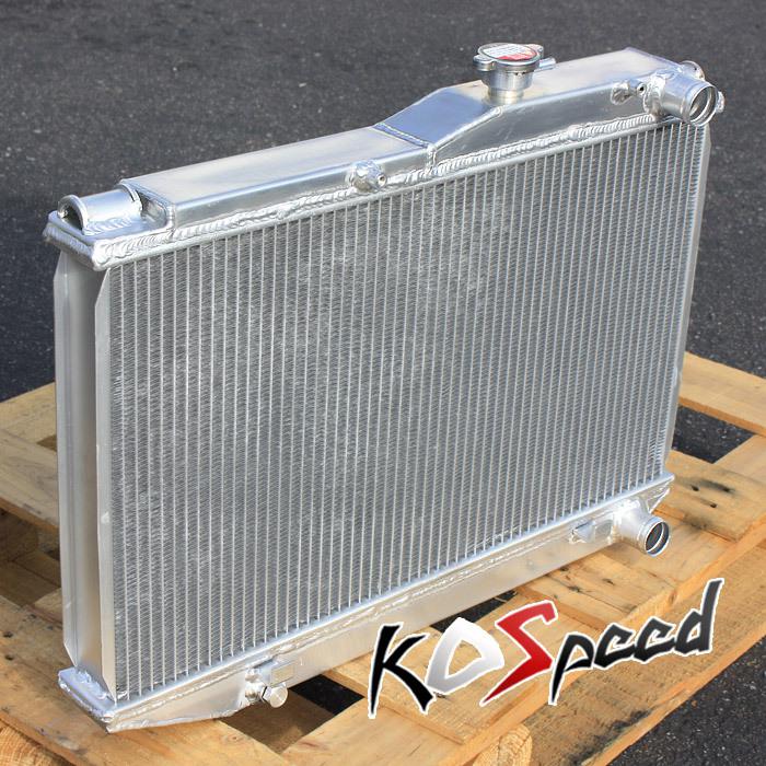 83-87 toyota corolla ae86 levin trueno dual core 2 row aluminum racing radiator