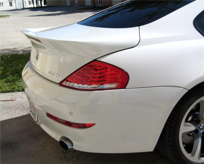 2007-2011 bmw 6 series e63 650i m6 coupe linea tesoro rear spoiler  (painted)
