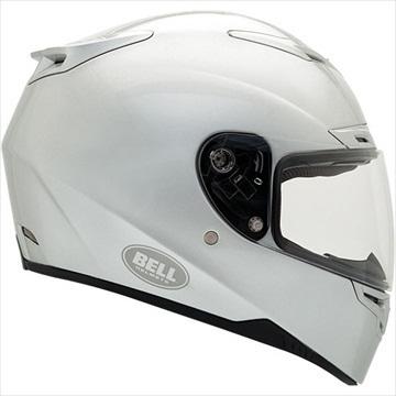 Bell rs-1 silver solid full-face motorcycle helmet large