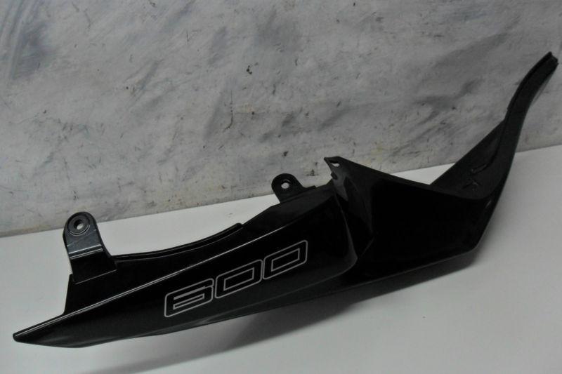 09 10 kawasaki zx6r right tail fairing  metal flake black 36040-0088