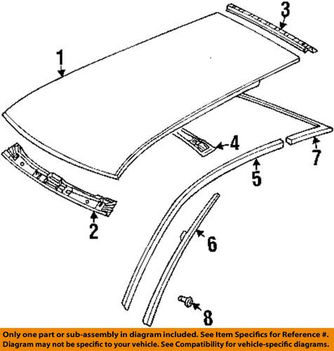 Volkswagen oem n90097802 roof-drip rail rivet