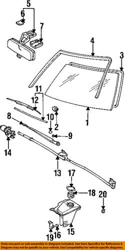 Toyota oem 8531502013 windshield washer fluid reservoir