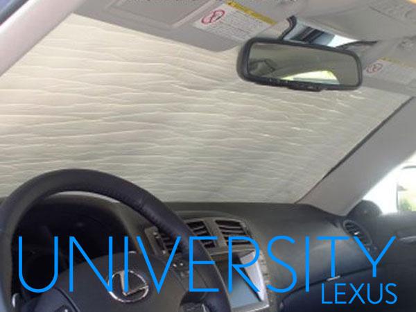 New custom lexus sunshade and heatshield - 2006-2013 lexus is250 & is350