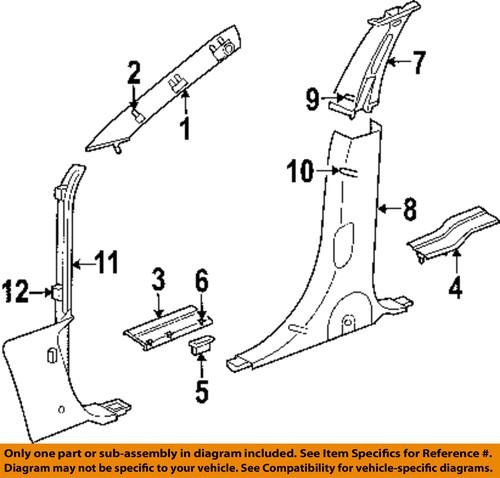 Chrysler oem 6505928aa lift gate-lift gate trim fastener