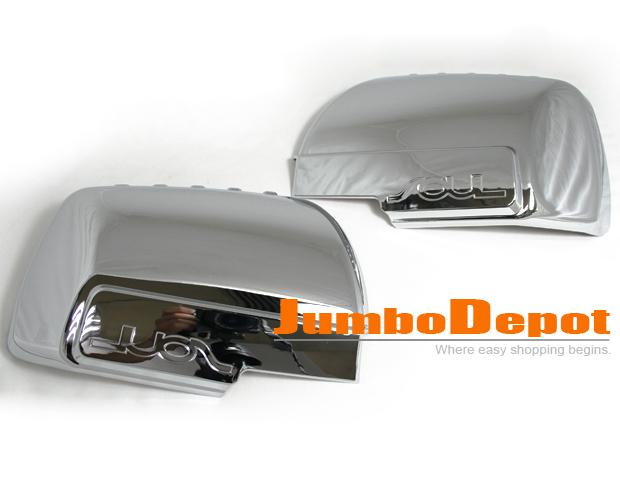 For kia soul chrome side rear view mirror cover moulding trim 2008 2009 2010 11