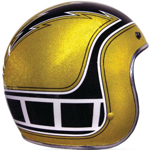Bell custom 500 hurricane helmet gold/yellow