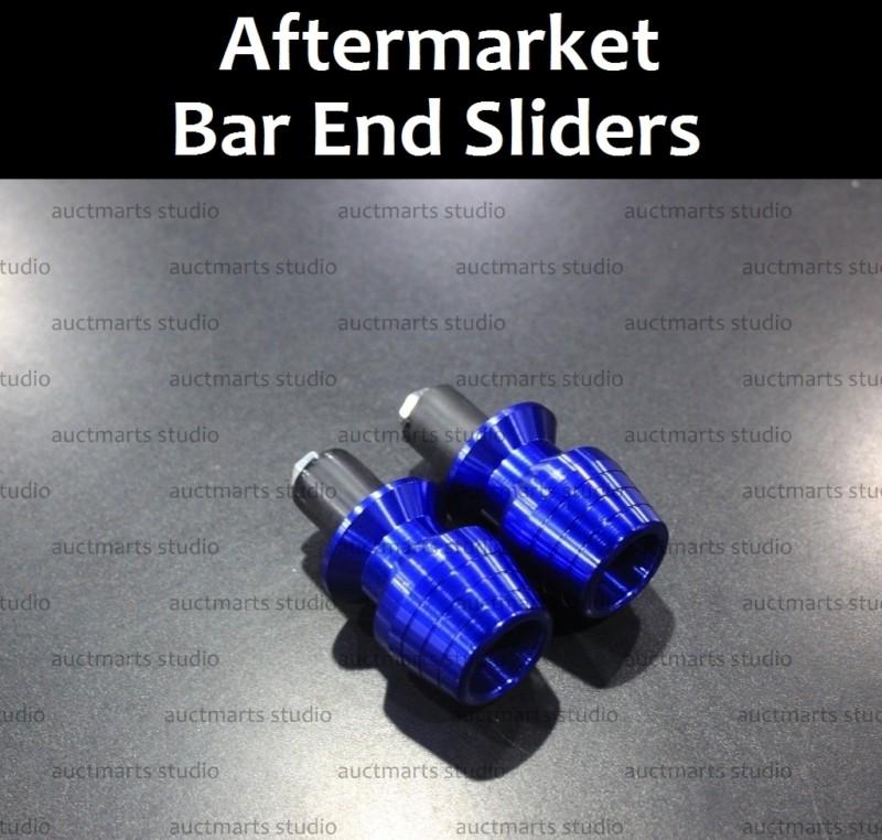 Fit universal yamaha yzf r1 r6 bar end sliders protect st4 blue d