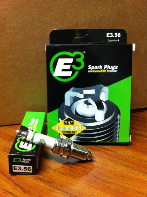 4 new e3 premium automotive spark plugs e3.56 with diamondfire e356 